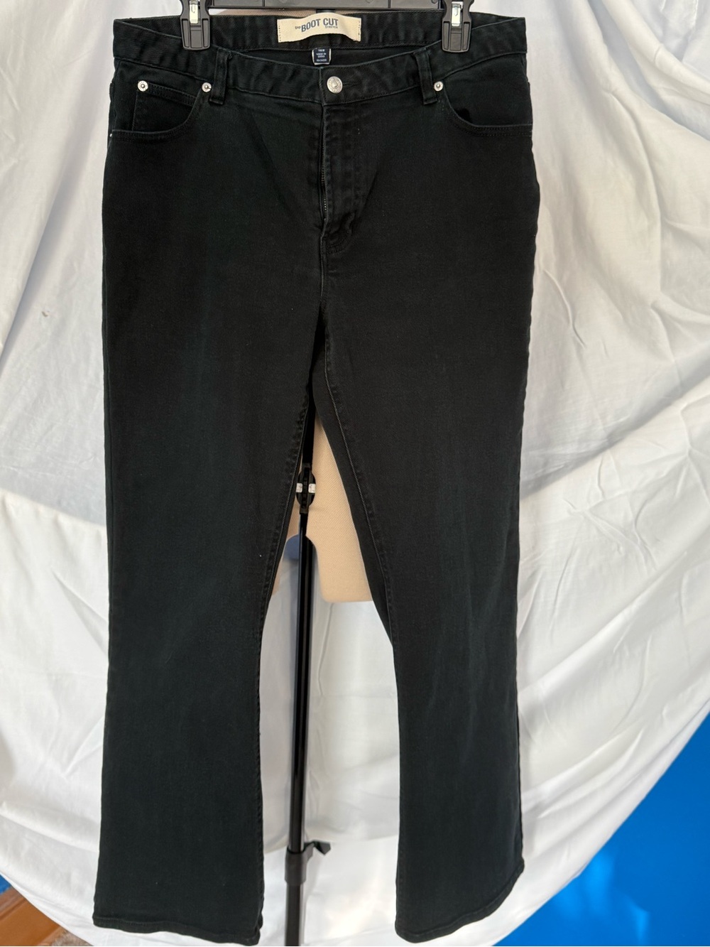 GAP Black Stretch Bootcut Jeans Size 16R